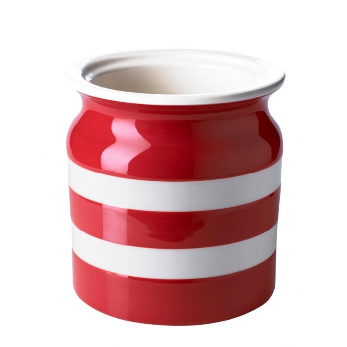 Cornishware Red Utensil Jar